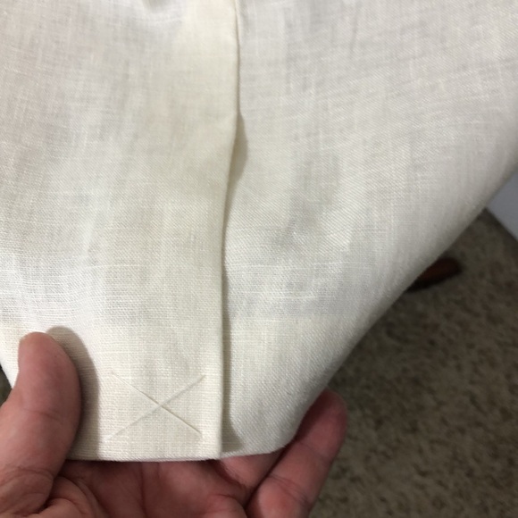 Brooks Brothers Embroidered Linen Sheath Sleeveless Dress Size 6 - Picture 5 of 10